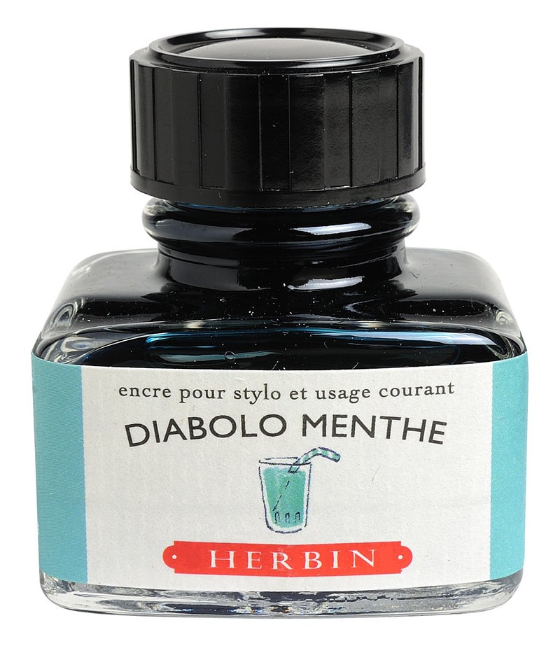 Jacques Herbin J. Herbin Fountain Pen Ink - 30 ml Bottled - Diabolo Menthe (13033T) - Image 1